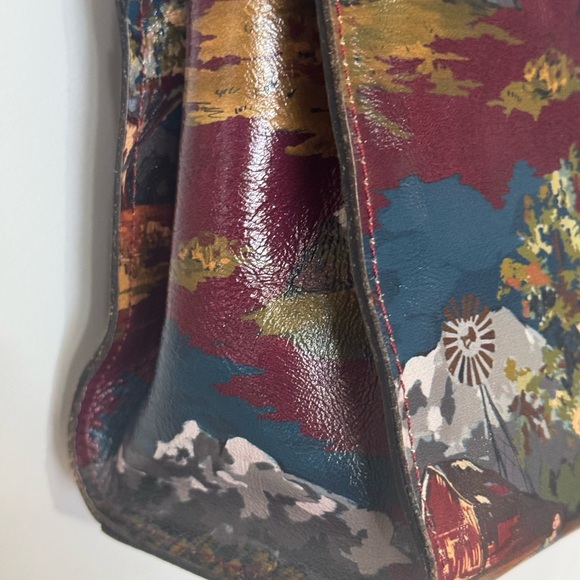 PATRICIA NASH MONTANA SADIE LACE UP LEATHER SATCHEL BAG - Picture 9 of 16